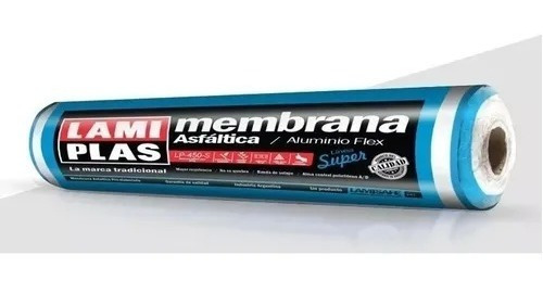 Menbrana Asfaltica Con Aluminio De 40 Kilos (colocada)
