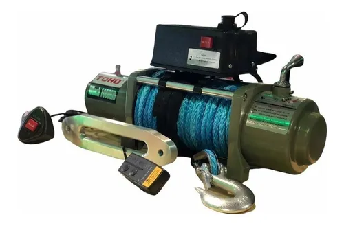 Malacate Electrico 4536kg Kit Control Remoto Cable De Plasma