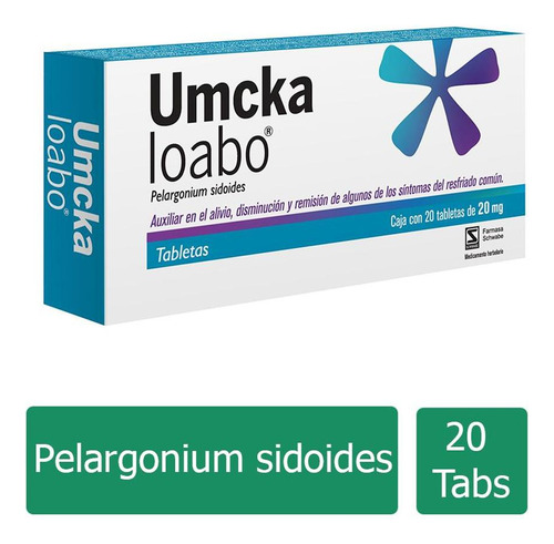 Frm-umckaloabo 20 Mg Caja Con 20 Tabletas