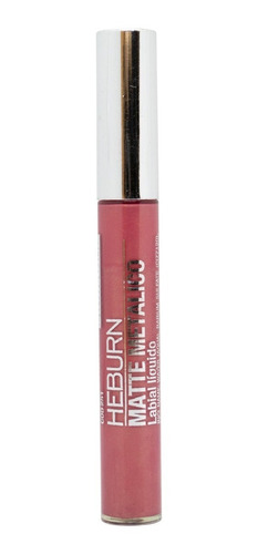 Heburn Maquillaje Profesional Labial Matte Metálico Cod 251