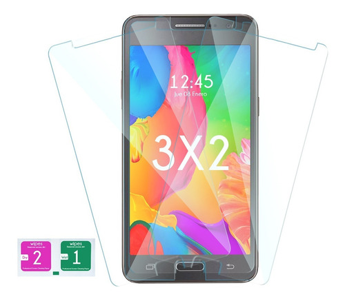 3x2 Mica Cristal Templado 9h Compatible Con Samsung G530
