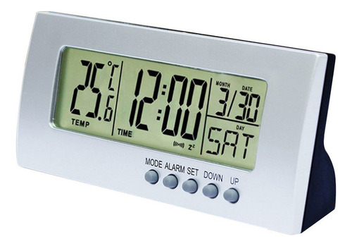 Reloj Despertador Digital Lcd De Escritorio Con Pantalla De