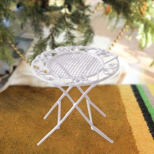 1/12 Casa De Muñecas Mesa Silla Muebles Miniaturas Niños