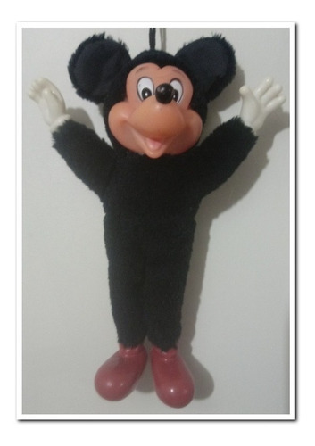 Mickey Mouse Antiguo Peluche, 20x15 Cms. Aprox.