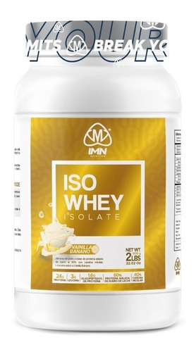 Proteina Iso Whey Isolate 2 Lb - L a $62996