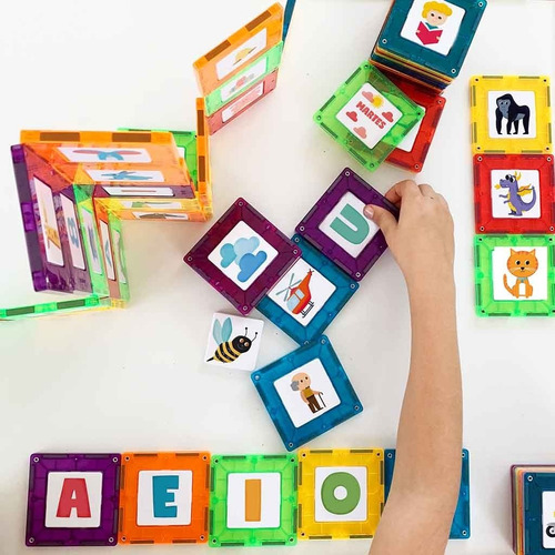 Juego Magnético Braintoys Imanix Clicks 130 Piezas + Caja