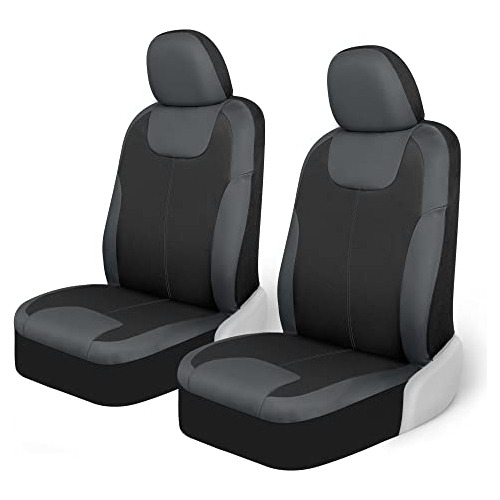 Gray Waterproof Seat Covers For Front Seats Premium Neo...