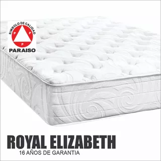 Colchon De Resorte,king Size,paraiso,modelo Royal Elizabeth