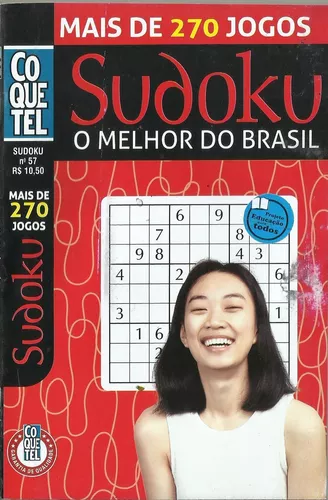 Revista Coquetel Sudoku Facil/Medio/Dificil 200 jogos - BANCA