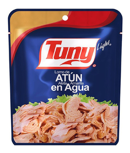 Imagen 1 de 1 de Atún Tuny Agua Pouch Light 75g