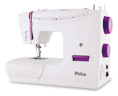 Maquina De Costura Philco Portátil Pmc33b Cor Branco