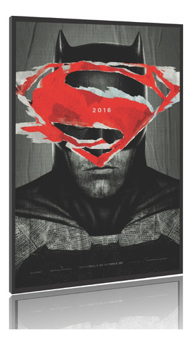 Pôster Filme Batman Vs Superman A Origem Da Justiça M2