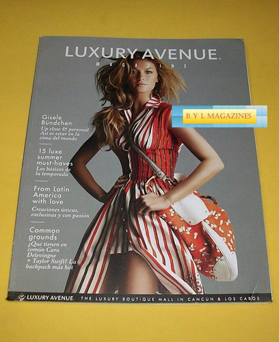 Gisele Bundchen Revista Luxury Avenue 2016