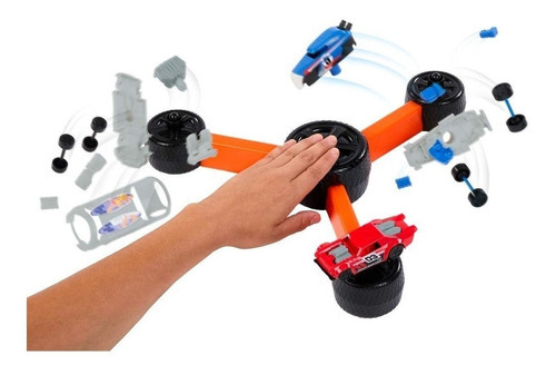 Juegos Para Niños Hot Wheels Build N Slam, El Juego De Autos