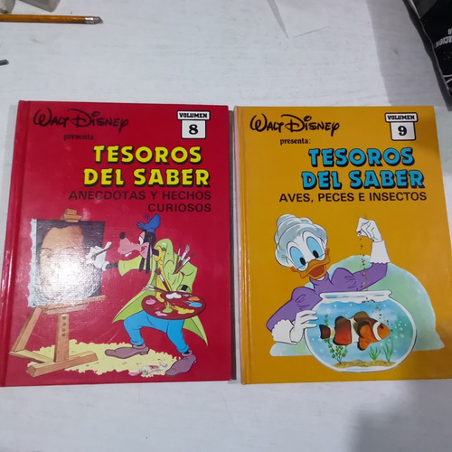 Tesoros Del Saber De Disney. 7 Tomos En Buen Estado. (Usado)