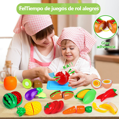 Niño Juguete De Cocina 77 Corta Frutas Verduras Torta Juegos