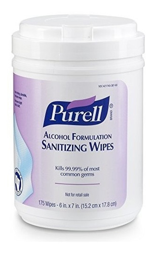 Toallas Sanitizantes P/manos Purell® Fórmula Alcohol, 175pzs