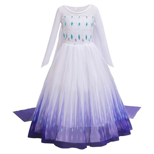 Vestido De Niña Para Fiesta Frozen 2  Frozen Dos Elsa Ana