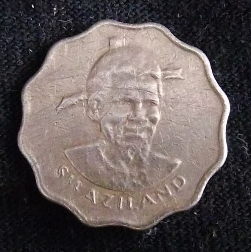 Swaziland 5 Cents 1975 Muy Bueno Km 9 