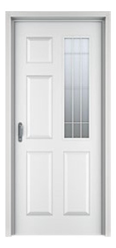 Puerta Exterior Chapa Inyectada 80x200 Mod 4130 Blanca Atex