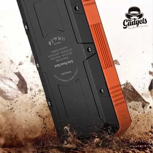 20000mah Solar Power Bank Impermeable Linterna