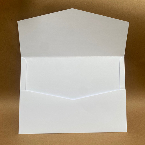 100 Envelope Branco Liso 240g 15x21 Bico Horizontal Cor Linha Color Plus Cores Bico Vertical
