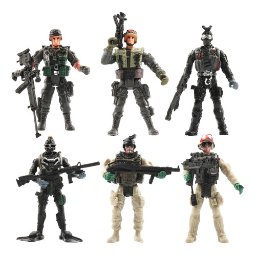 Figuras De Ação Conjunto De Brinquedo De Tropa, Estilo A