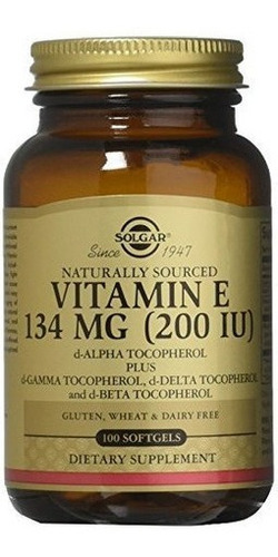 Vitamina E 200 Ui (d-alfa Tocoferol Y Tocoferoles