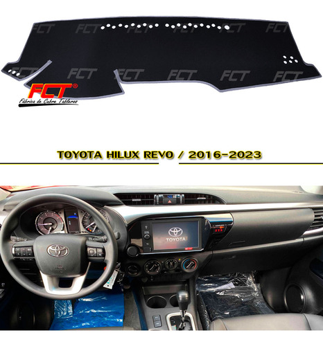 Cubre Tablero Premium / Toyota Hilux / 2016 2017 2018 2019