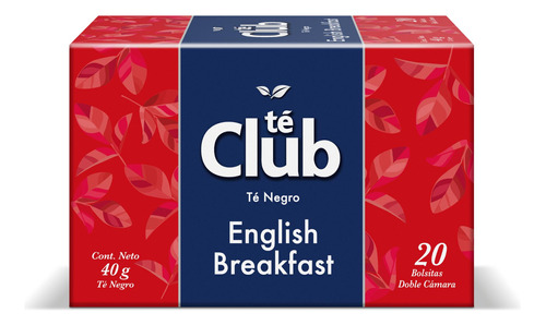 Té Club English Breakfast 20bls