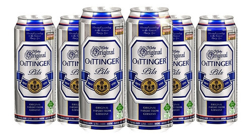 Cerveza Oettinger Pils Six Pack 500 Ml C/u