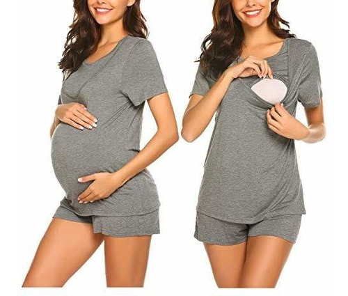 Apto para embarazo y lactancia Camisón de mujer Louisa dn-nightwear 