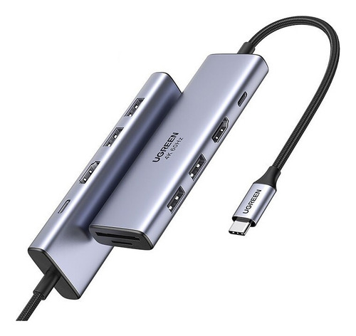 Hub Usb-c 6 En 1 Ugreen 2 Usb-a, 1 Usb-c, Hdmi 4k/30hz Sd