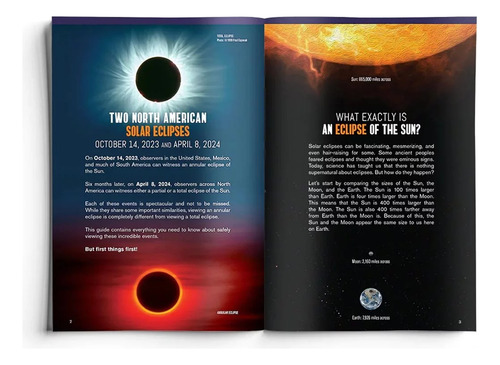 Lentes Solares Celestron Eclipsmart Guía Para Eclipse Solar