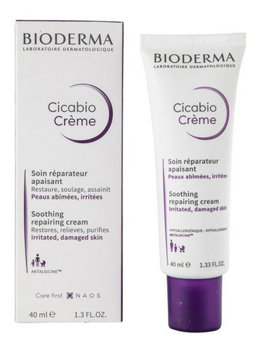 Bioderma Cicabio  Crema Reparadora De Pieles Dañadas 40ml 