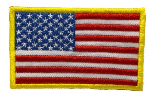 Estados Unidos - Bandera - Parche Bordado - Usa - Premium