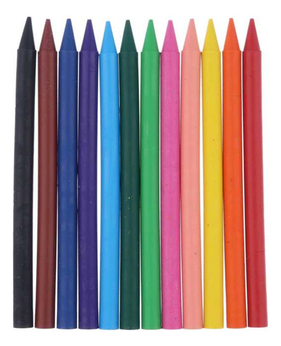 Lápices De Cera Para Niños Crayones 12 Colores