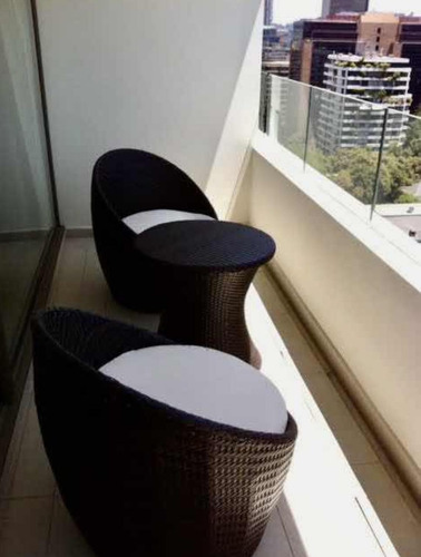 Arriendo Depto Amoblado 1dorm 1ba Est Bod Las Condes