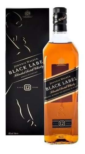 Whisky Johnnie Walker Black Label Escocés X1lt