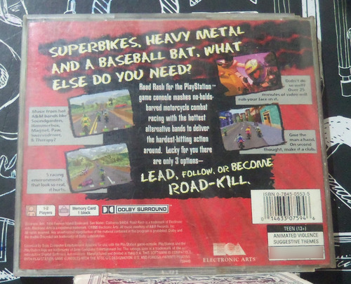 Road Rash - Playstation (Usado)