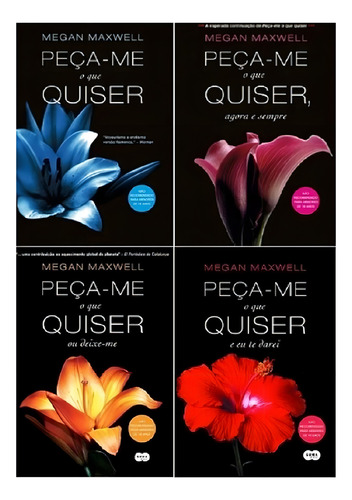 Kit 4 Livros Megan Maxwell Peça-me O Que Quiser, De Megan Maxwell. Editora Vida, Capa Mole Em Português