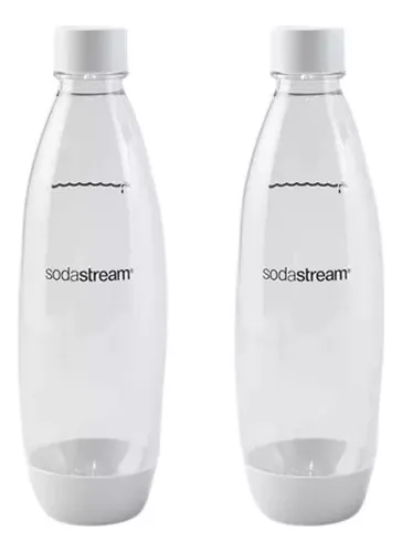 Botellas Sodastream Twinpack 1 Litro Pack X2 Color Blanco