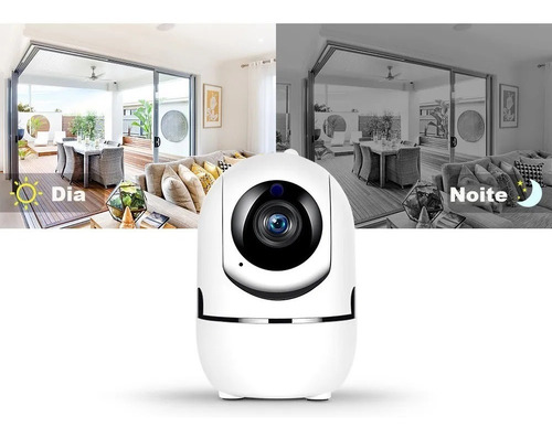 Imagem 5 de 7 de Mini Camera Ip Wifi Hd Onvif Sensor Movimento Automatico
