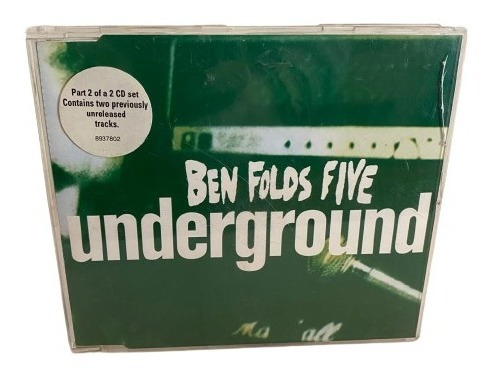 Ben Folds Five  Underground Cd Uk [usado]