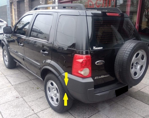 Fender Pasarueda Ecosport 2007 Paragolpe Trasero Izquierdo