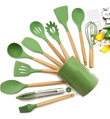 Kit Espátulas Silicona X 5 Cocina Vajillas Y Artículos De Servir