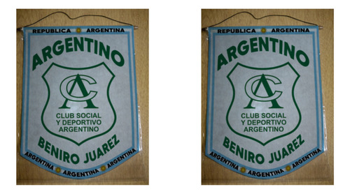 Banderin Grande 40cm Argentino De Benito Juarez