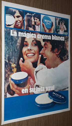 P396 Clipping Publicidad Cremas Nivea Año 1975 (Usado)