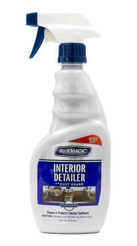 Limpiador Para Interiores De Autos Blue Magic 16 Oz