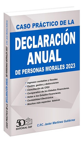 Caso Práctico D La Declaración Anual D Personas Morales 2023